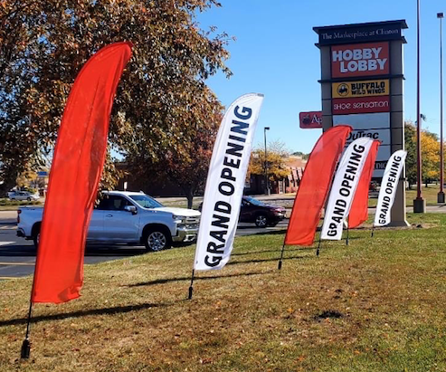 10' Stock Message Sail/Feather Flag Kit
