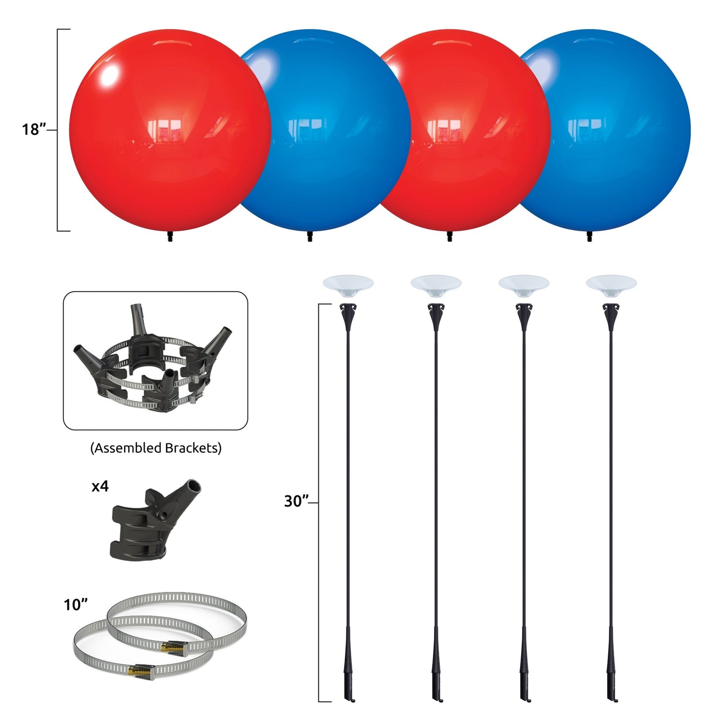 DuraBalloon® Light Pole Kit - 4 Pack