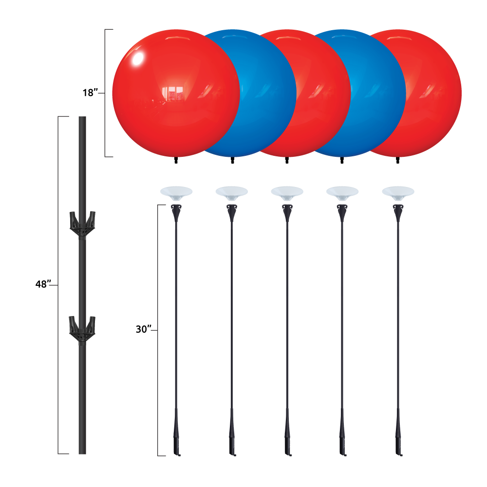 DuraBalloon® 5-Balloon Cluster Pole Kit
